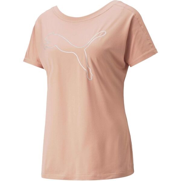 Puma Puma TRAIN FAVORITE JERSEY CAT TEE Ženska sportska majica, boja lososa, veličina