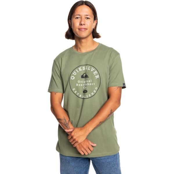 Quiksilver Quiksilver CIRCLE TRIM Muška majica, bijela, veličina