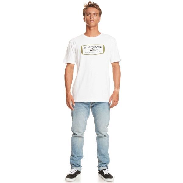 Quiksilver Quiksilver QS MIND BARREL SS Muška majica, bijela, veličina