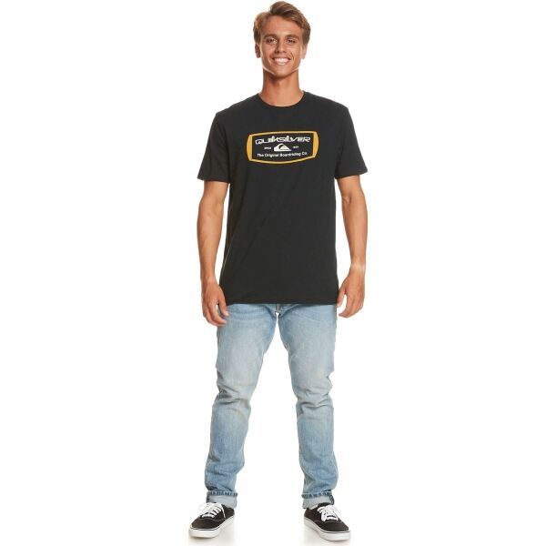Quiksilver Quiksilver QS MIND BARREL SS Muška majica, crna, veličina