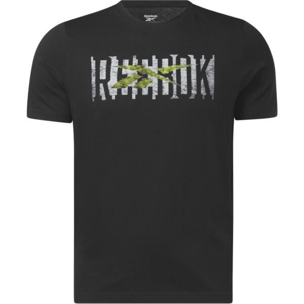 Reebok Reebok GS REEBOK LINEAR READ TEE Muška majica, crna, veličina