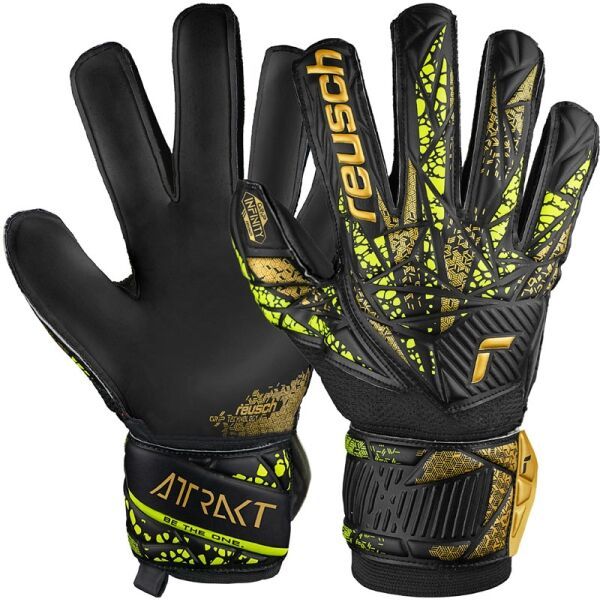 Reusch Reusch ATTRAKT INFINITY FINGER SUPPORT Muške vratarske rukavice, crna, veličina