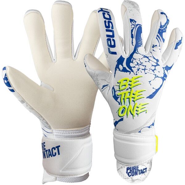 Reusch Reusch PURE CONTACT SILVER Nogometne golmanske rukavice, bijela, veličina