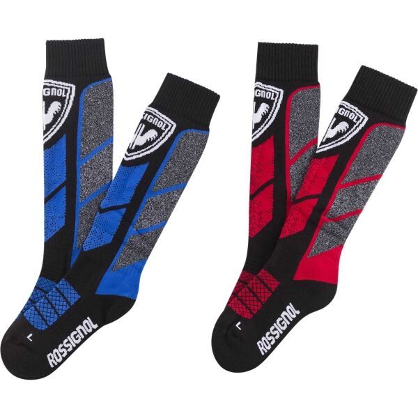 Rossignol Rossignol JR THERMOTECH 2P X3 Dječje skijaške čarape, crna, veličina