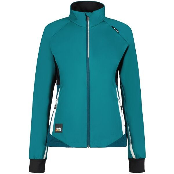 Rukka Rukka TARRI Ženska softshell jakna za skijaško trčanje, tirkiz, veličina