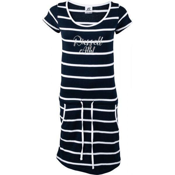 Russell Athletic Russell Athletic ŠATY DÁMSKÉ PRUHY Ženska haljina, tamno plava, veličina