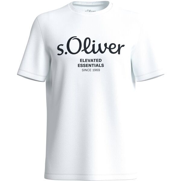 s.Oliver s.Oliver LOGO T-NOOS Muška majica, bijela, veličina