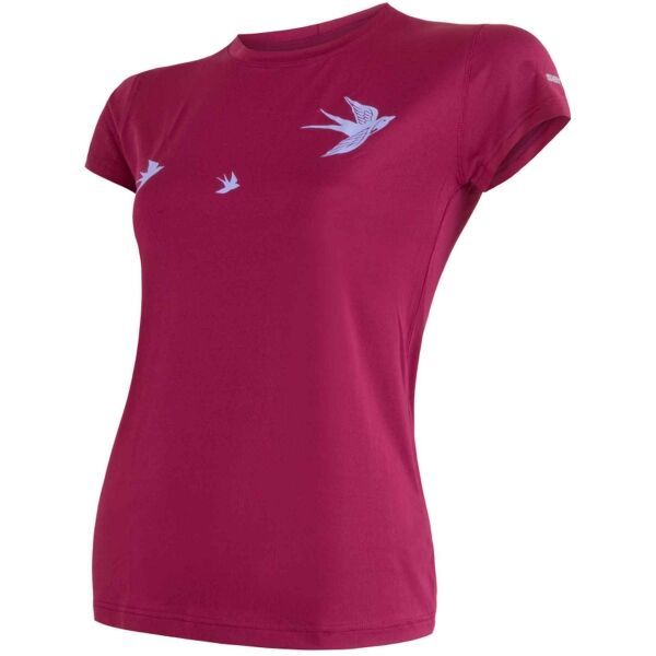 Sensor Sensor COOLMAX FRESH PT SWALLOW Ženska funkcionalna majica, ljubičasta, veličina