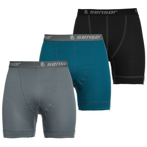 Sensor Sensor DOUBLE FACE EVO TRENKY 3-PACK Muške gaćice, siva, veličina