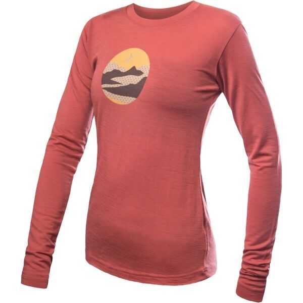 Sensor Sensor MERINO ACTIVE TRIGLAV Ženska funkcionalna majica, narančasta, veličina