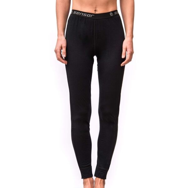 Sensor Sensor MERINO AIR Ženske termo tajice, crna, veličina