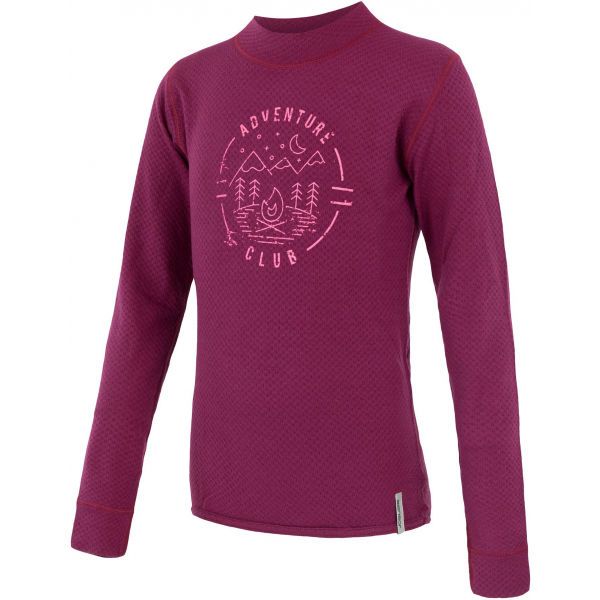Sensor Sensor MERINO DF CLUB Dječja termo majica, ljubičasta, veličina