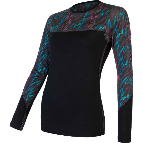 Sensor Sensor MERINO IMPRESS Ženska funkcionalna majica, crna, veličina