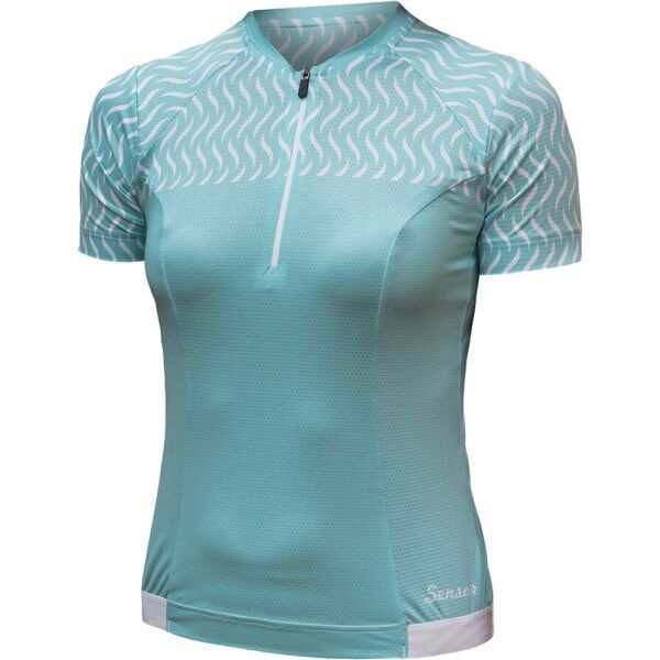 Sensor Sensor TOUR W Ženski biciklistički dres, svjetlo plava, veličina