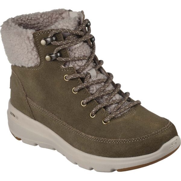 Skechers Skechers GLACIAL ULTRA - WOODLANDS Ženska zimska obuća, khaki, veličina