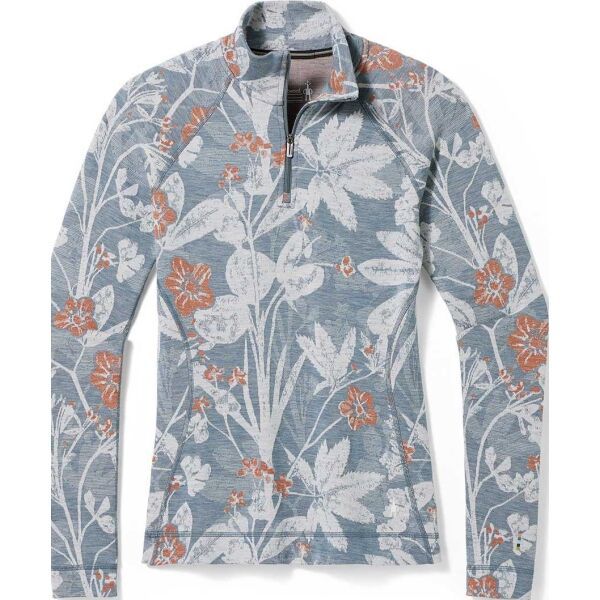 Smartwool Smartwool W CLASSIC THERMAL MERINO BL 1/4 ZB Ženska majica, siva, veličina