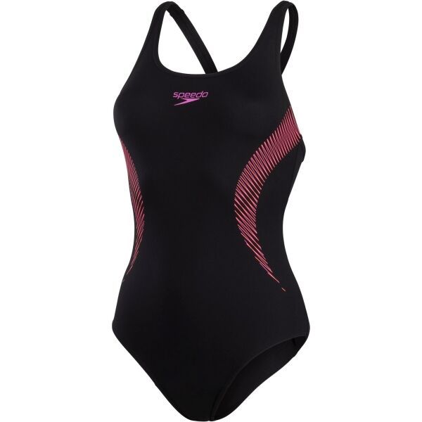 Speedo Speedo PLACEMENT MUSCLEBACK Ženski sportski kupaći kostim, crna, veličina