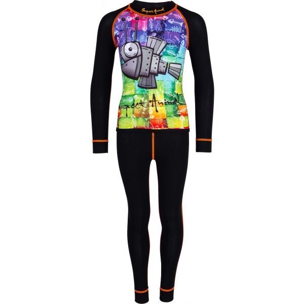 Suspect Animal Suspect Animal SET TAJICE+MAJICA ROBORIBA Komplet pododjeće za djecu, crna, veličina