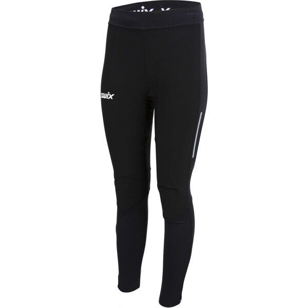 Swix Swix FOCUS WIND TIGHTS Prozračne elastične ženske hlače, crna, veličina