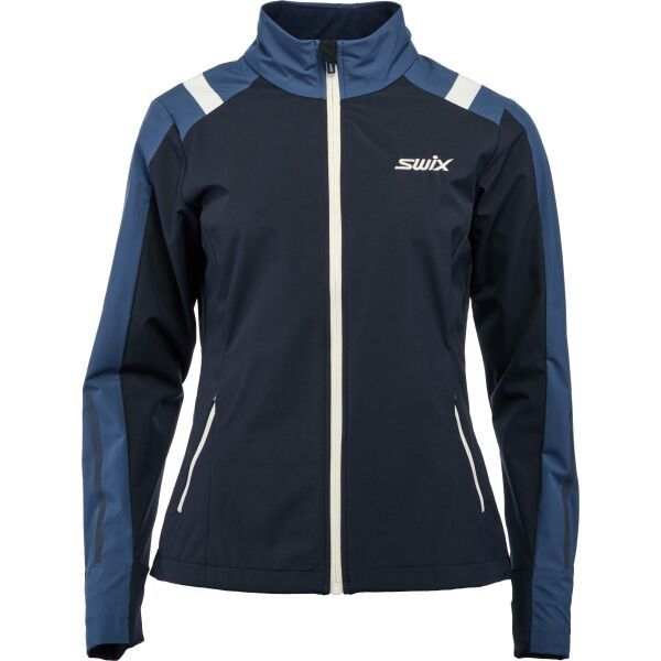 Swix Swix INFINITY Ženska klasična bezvremenska jakna za skijaško trčanje, tamno plava, veličina