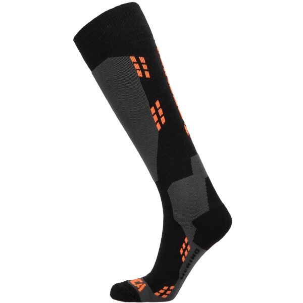 Tecnica Tecnica MERINO SKI SOCKS Skijaške dokoljenke, crna, veličina
