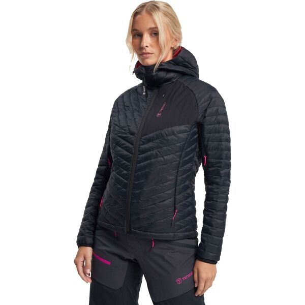 TENSON TENSON TOURING PUFFER W Ženska sportska toplinsko izolirana jakna, crna, veličina