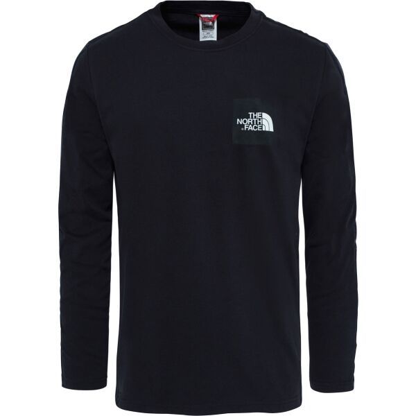 The North Face The North Face M L/S FINE TEE Muška majica, crna, veličina