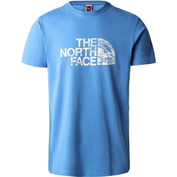 The North Face The North Face M S/S WOODCUT DOME TEE Muška majica, plava, veličina