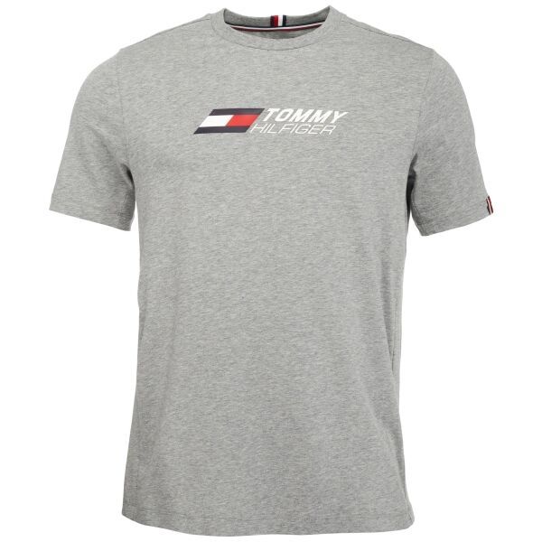 Tommy Hilfiger Tommy Hilfiger ESSENTIALS BIG LOGO S/S TEE Muška majica, siva, veličina