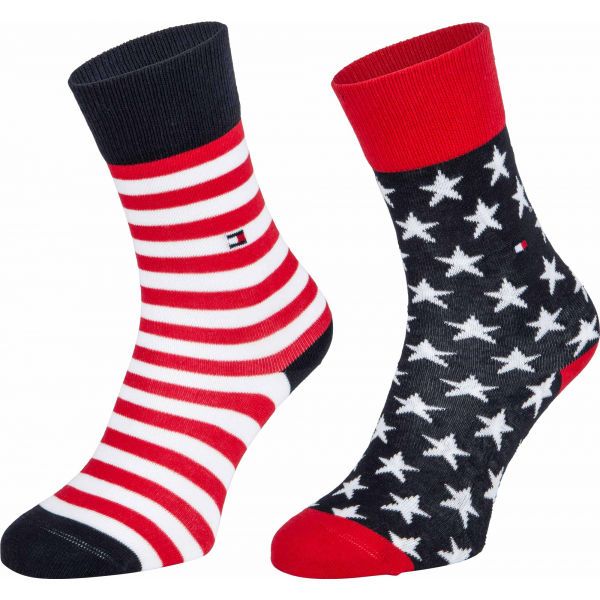 Tommy Hilfiger Tommy Hilfiger KIDS SOCK 2P STARS AND STRIPES Dječje čarape, tamno plava, veličina