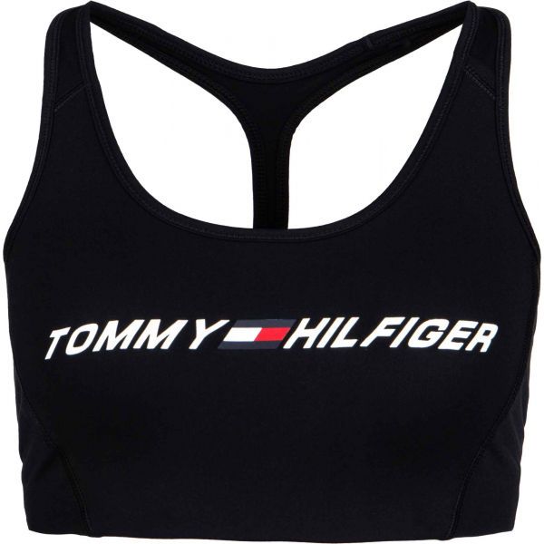 Tommy Hilfiger Tommy Hilfiger LIGHT INTENSITY GRAPHIC BRA Ženski sportski grudnjak, crna, veličina