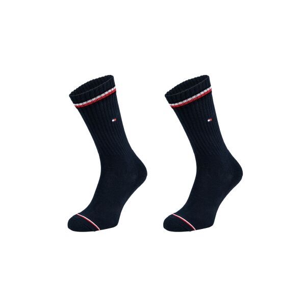 Tommy Hilfiger Tommy Hilfiger MEN ICONIC SOCK 2P Muške čarape, tamno plava, veličina