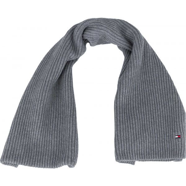 Tommy Hilfiger Tommy Hilfiger PIMA COTTON SCARF Muški šal, tamno siva, veličina