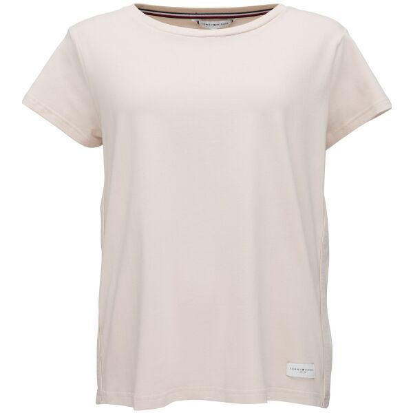 Tommy Hilfiger Tommy Hilfiger SHORT SLEEVE T-SHIRT Ženska majica kratkih rukava, bež, veličina