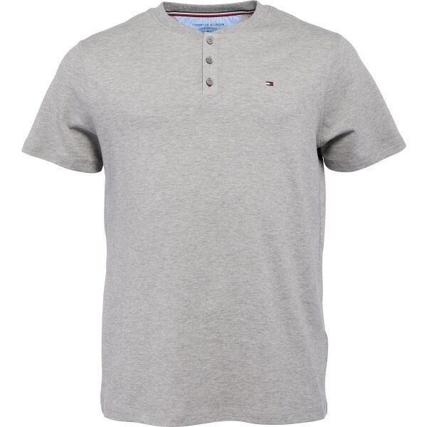 Tommy Hilfiger Tommy Hilfiger TH 1985-SS HENLEY TEE Muška majica, siva, veličina