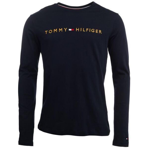 Tommy Hilfiger Tommy Hilfiger TOMMY ORIGINAL-CN LS TEE LOGO Muška majica dugih rukava, tamno plava, veličina