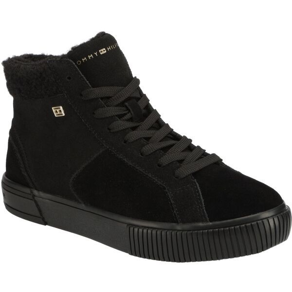 Tommy Hilfiger Tommy Hilfiger VULC SUEDE SNEAKER HI Ženske tenisice, crna, veličina