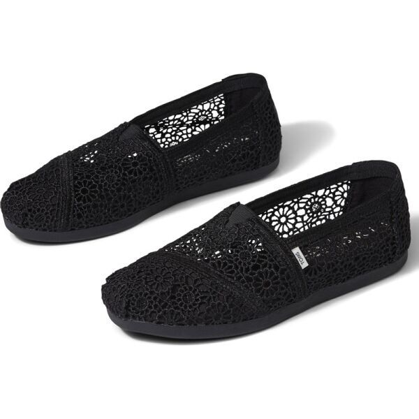 TOMS TOMS MOROCCAN CROCHET WM ALPR Ženske espadrile, crna, veličina