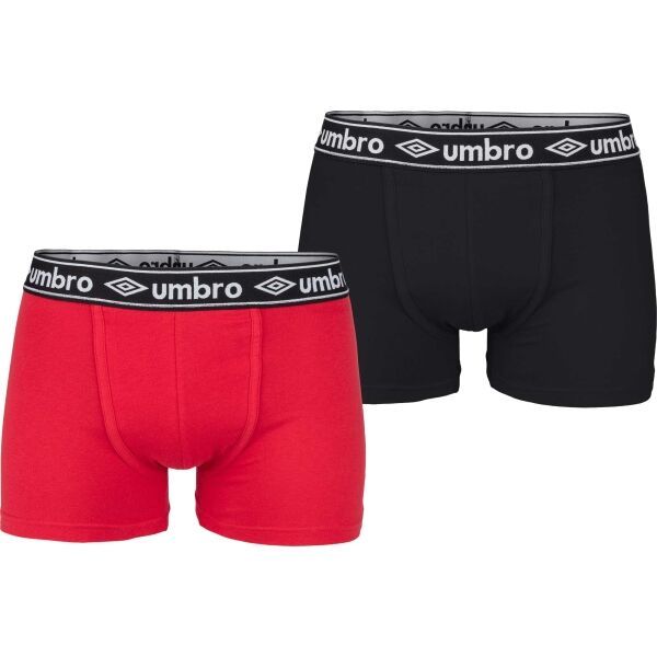 Umbro Umbro BOXER SHORT 2 PACK Muške bokserice, crna, veličina