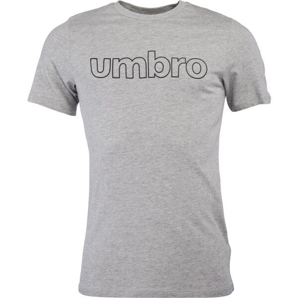 Umbro Umbro LINEAR LOGO GRAPHIC TEE Muška majica kratkih rukava, siva, veličina