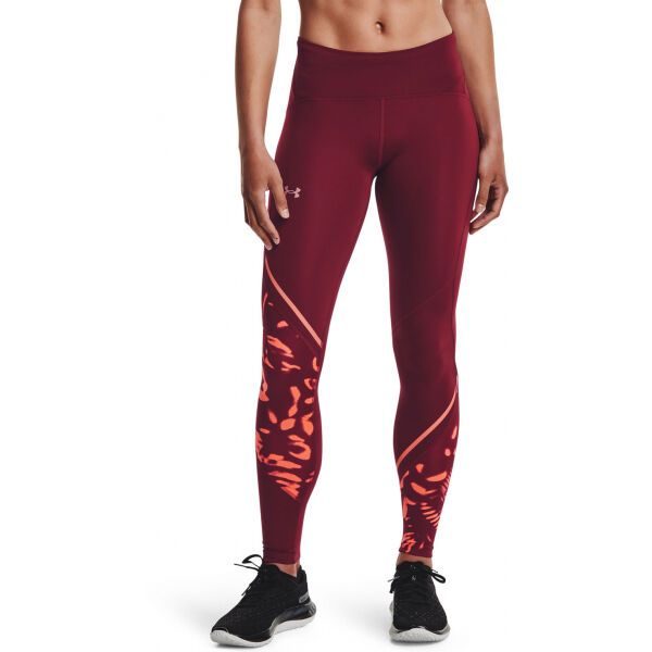Under Armour Under Armour FLY FAST 2.0 PRINT TIGHT Ženske tajice, boja vina, veličina