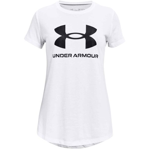 Under Armour Under Armour LIVE SPORTSTYLE GRAPHIC SS Majica za djevojčice, bijela, veličina