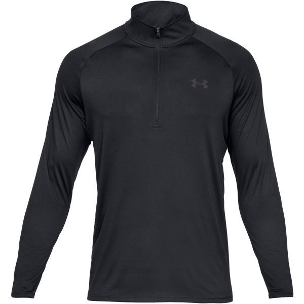 Under Armour Under Armour TECH 2.0 1/2 ZIP Muška majica dugih rukava, crna, veličina