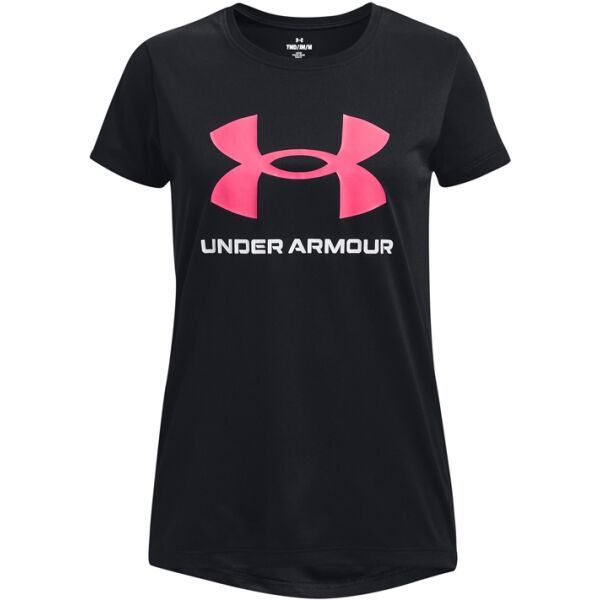 Under Armour Under Armour TECH SOLID PRINT FILL BL SSC Majica za djevojčice, crna, veličina