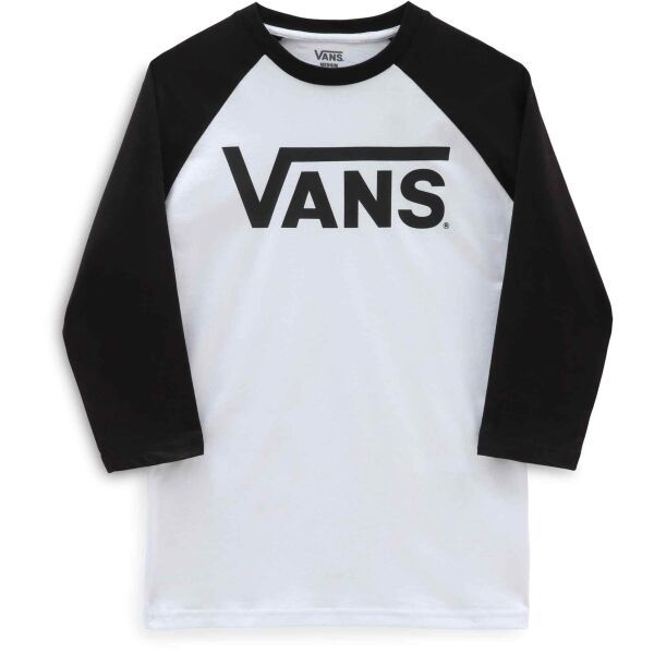 Vans Vans CLASSIC VANS RAGLAN-B Majica za dječake, bijela, veličina
