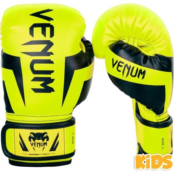 Venum Venum ELITE BOXING GLOVES KIDS - EXCLUSIVE FLUO Dječje rukavice za boks, reflektirajući neon, veličina