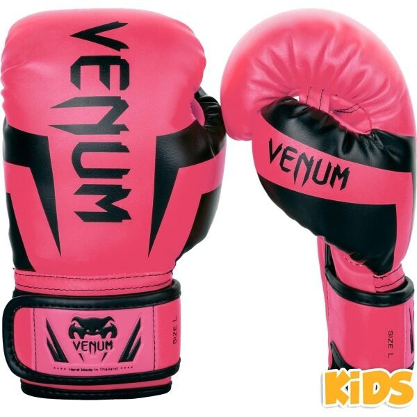 Venum Venum ELITE BOXING GLOVES KIDS - EXCLUSIVE FLUO Dječje rukavice za boks, ružičasta, veličina