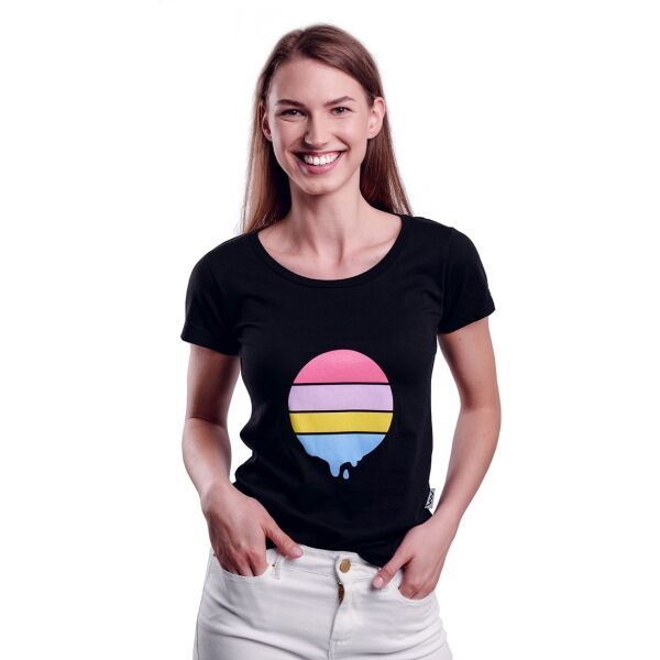 VUCH VUCH VEIN Ženska majica, crna, veličina