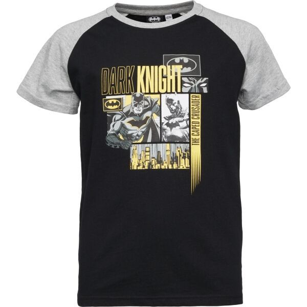 Warner Bros Warner Bros BATMAN SHORT DARK KNIGHT Majica za dječake, crna, veličina