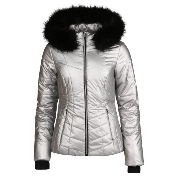 Willard Willard AUGUSTINA Ženska prošivena skijaška jakna, srebrna, veličina